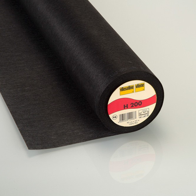 Vlieseline H200 Black Fusible Interlining - Maison Klem